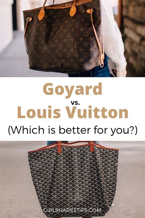 is goyard or lv more expensive|Goyard vs louis vuitton.